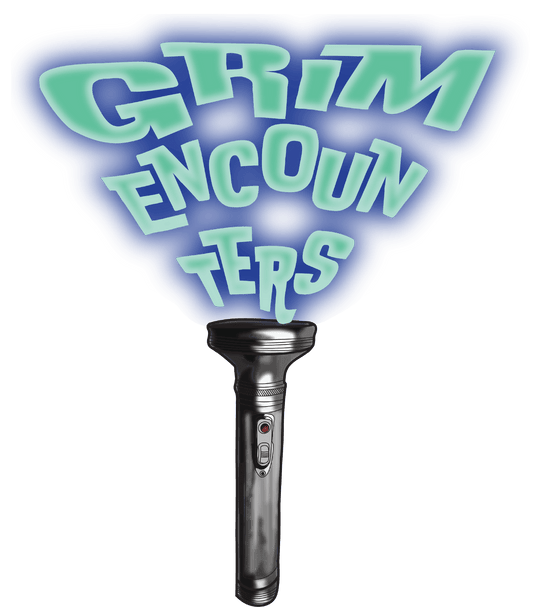 Grim Encounters Flashlight Sticker